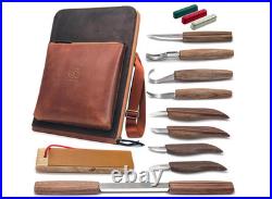 BeaverCraft Deluxe Wood Carving Kit S50X Wood Carving Tools Wood Carving Set