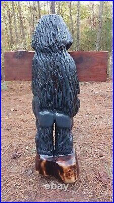 Big Foot Chainsaw Carving 26 Tall Wood Carving Sasquatch Know Thyself Cedar