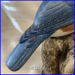 Big Sky Carvers Bob Guge Eastern Bluebird Wood Carving Sculpture Master Edition