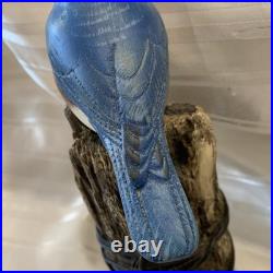 Big Sky Carvers Bob Guge Eastern Bluebird Wood Carving Sculpture Master Edition