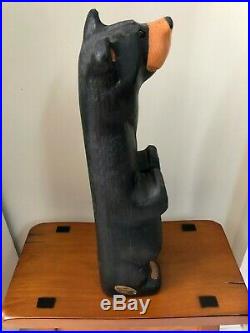 Big Sky Carvers Jeff Fleming Black Bear Wood Carving Harold Jr. Bear Sculpture