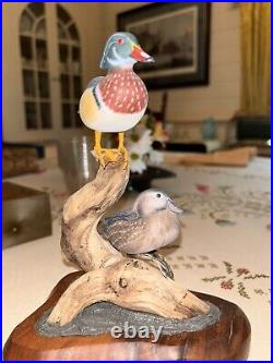Billy Crockett Wood Duck Hand Crafted Sculpture