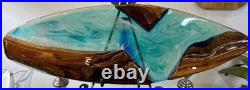 Blue Resin Surfboard Art Rare One Of A Kind
