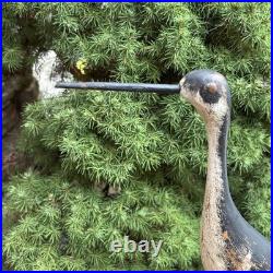 Bob Guge 1982 Rare Shorebird Original Wood Carving Vintage Signed Bob Guge 1982 Rare Shorebird Original Wood Carving Vintage Signed