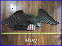 Boston Artistic Carving Company Louisberg-Style 42 Carved Wood Bellamy Eagle