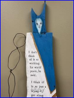 Brian Andreas Folk Wood Sculpture Story People Wall Art