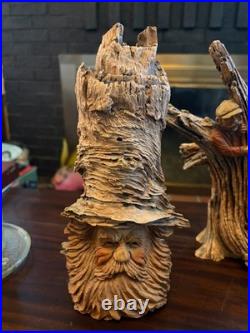 Bring the Spirit of the Frontier Home Rare Vintage Stephen Herrero Carved Maste