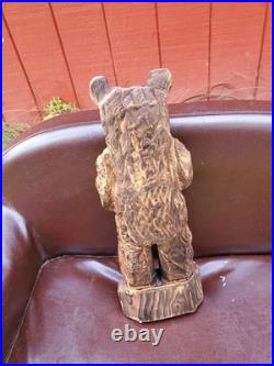 Brown Bear Cub Chainsaw Carving Brown Bear Cub Chainsaw Carving