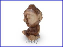 Buddha Statue, Wood Buddha Statue, Carved Wood Buddha, Teak Wood Buddha, Buddha