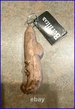 Butt Head Nancy Tuttle Carved Carving Spirit Wood Widdle Collectible 1992