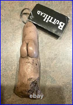 Butt Head Nancy Tuttle Carved Carving Spirit Wood Widdle Collectible 1992