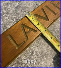 CEST LA VIE, Vintage Wood Carving CEST LA VIE, Vintage Wood Carving