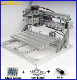 CNC 3018 3Axis Machine Engraving PCB Wood Carving DIY Milling Router Kit Sliver