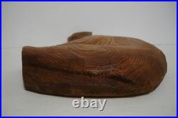 Canadian Carved Western Red Cedar Wooden Bear Sculpture Artist Signed CR Seyfort