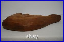 Canadian Carved Western Red Cedar Wooden Bear Sculpture Artist Signed CR Seyfort