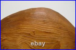Canadian Carved Western Red Cedar Wooden Bear Sculpture Artist Signed CR Seyfort