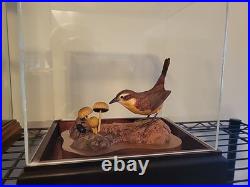Carolina Wren Wood Carving 30 Years Old