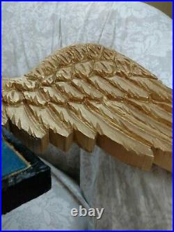 Carved Eagle Wood Carving Folk Art Americana 31