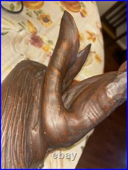 Carved Mermaid Wooden Figure Decoration Statue Sculpture John Eng 2057 Cedar