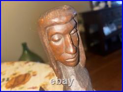 Carved Mermaid Wooden Figure Decoration Statue Sculpture John Eng 2057 Cedar