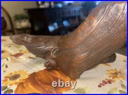 Carved Mermaid Wooden Figure Decoration Statue Sculpture John Eng 2057 Cedar