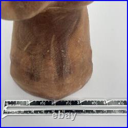 Carved Solid Wood Clenched Power Raised Fist Hand Sculpture READ