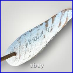 Carved Wood Shore Bird Sandpiper Decoy Wr Freden W Ray Fresen Listed Artist Carved Wood Shore Bird Sandpiper Decoy Wr Freden W Ray Fresen Listed Artist
