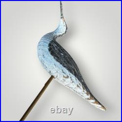 Carved Wood Shore Bird Sandpiper Decoy Wr Freden W Ray Fresen Listed Artist