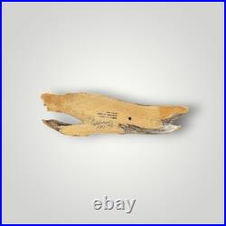 Carved Wood Shore Bird Sandpiper Decoy Wr Freden W Ray Fresen Listed Artist
