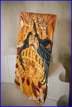 Carved painting Emperor / Warhammer 40000