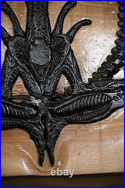 Carved painting Zen (Alien) (handmade)