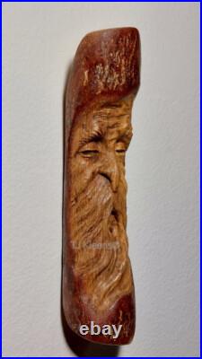 Carving Woodspirit Old Man Wizard Tree Face Oak Carving Woodspirit Old Man Wizard Tree Face Oak