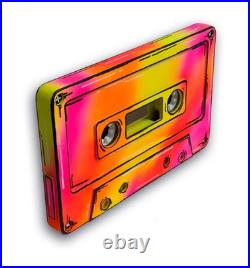 Cassette Tape replica sculpture -Street Art hand made decoration-art collector