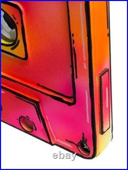Cassette Tape replica sculpture -Street Art hand made decoration-art collector