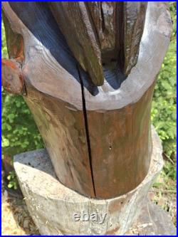 Chainsaw Carved Barn Owl Wood Carving Sculpture Statue Birds Wildlife Rustic Chainsaw Carved Barn Owl Wood Carving Sculpture Statue Birds Wildlife Rustic