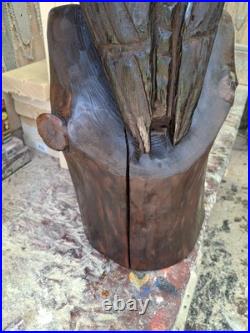 Chainsaw Carved Barn Owl Wood Carving Sculpture Statue Birds Wildlife Rustic Chainsaw Carved Barn Owl Wood Carving Sculpture Statue Birds Wildlife Rustic
