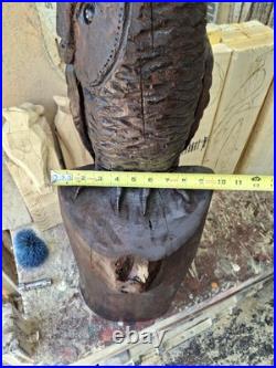 Chainsaw Carved Barn Owl Wood Carving Sculpture Statue Birds Wildlife Rustic Chainsaw Carved Barn Owl Wood Carving Sculpture Statue Birds Wildlife Rustic