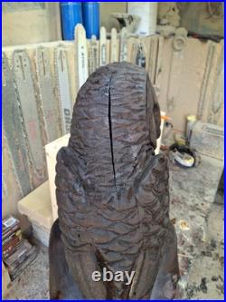 Chainsaw Carved Barn Owl Wood Carving Sculpture Statue Birds Wildlife Rustic Chainsaw Carved Barn Owl Wood Carving Sculpture Statue Birds Wildlife Rustic