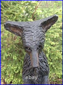 Chainsaw Carved Bear Wood Carving Sculpture Statue Bears Black Bear Handmade Chainsaw Carved Bear Wood Carving Sculpture Statue Bears Black Bear Handmade