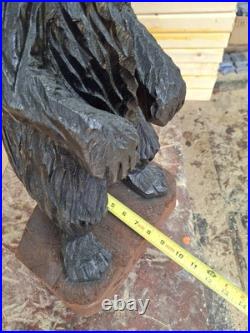 Chainsaw Carved Bear Wood Carving Sculpture Statue Bears Black Bear Handmade Chainsaw Carved Bear Wood Carving Sculpture Statue Bears Black Bear Handmade
