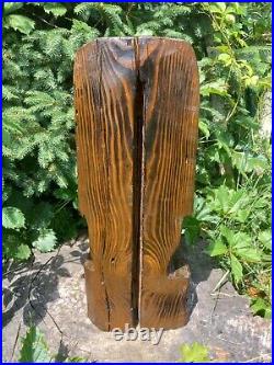 Chainsaw Carved Moai Easter Island Landscaping Wood Carving Statue Art Sculpture