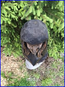 Chainsaw Carved Witch Wood Carving Creepy Goth Halloween Horror Folk Art
