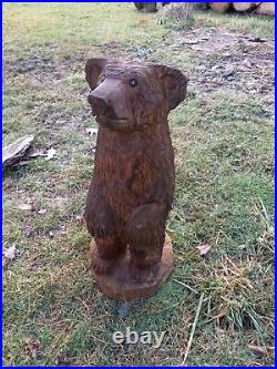Chainsaw Carved Wood Bear Rustic Wood Carving Bears Animals