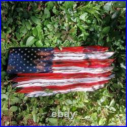 Chainsaw Carving American Flag Wood Flag Patriotic Rustic. 223 2nd Amendment Chainsaw Carving American Flag Wood Flag Patriotic Rustic. 223 2nd Amendment