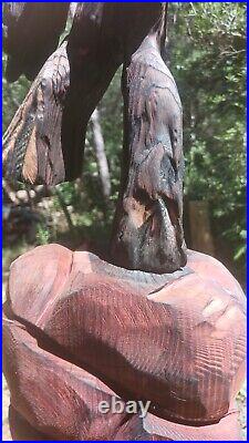 Chainsaw Carving Groot 21x7 Tall Wood Carving Art Baby Groot Cypress Cedar