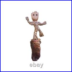 Chainsaw Carving Groot Wood Carving Art Baby Groot Cypress Handmade