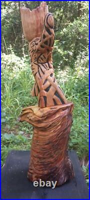 Chainsaw Carving Groot Wood Carving Art Baby Groot Cypress Handmade