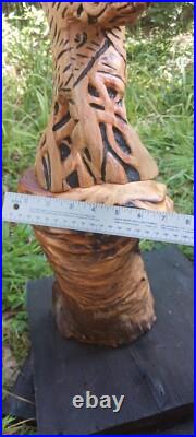 Chainsaw Carving Groot Wood Carving Art Baby Groot Cypress Handmade