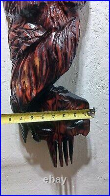 Chainsaw Carving Owl Wood Carving Wood Sculpture Punisher Skull Art