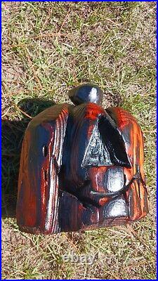 Chainsaw Carving Pumpkin Jack O Lantern 12 Halloween Wood Carving Wood Pumpkin